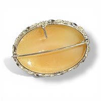 Broche Mandile 1922 Femme Cammei  in Argent Conchiglia PCM162 - PCM162